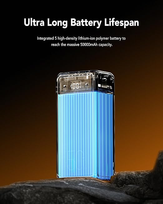 VEGER 50000mAh Power Bank – 20W Fast Charging
