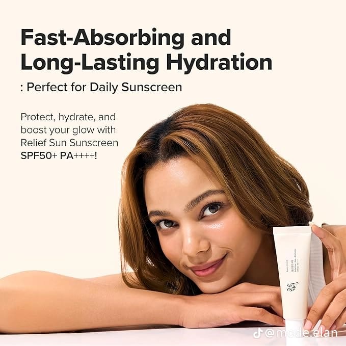 Beauty of Joseon Relief Sun SPF50+ PA++++ – Rice + Probiotics Lightweight Sunscreen